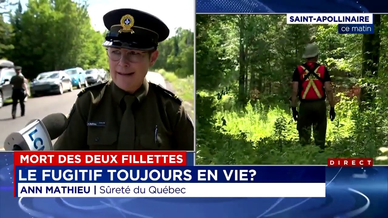 Le fugitif toujours en vie? Entrevue avec Ann Mathieu de la SQ - YouTube
