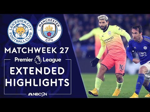 Leicester City v. Manchester City | PREMIER LEAGUE HIGHLIGHTS | 2/22/2020 | NBC Sports