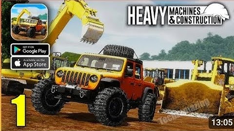 heavy machine & construction gameplay walkthrough ( Android, iOS) -p...