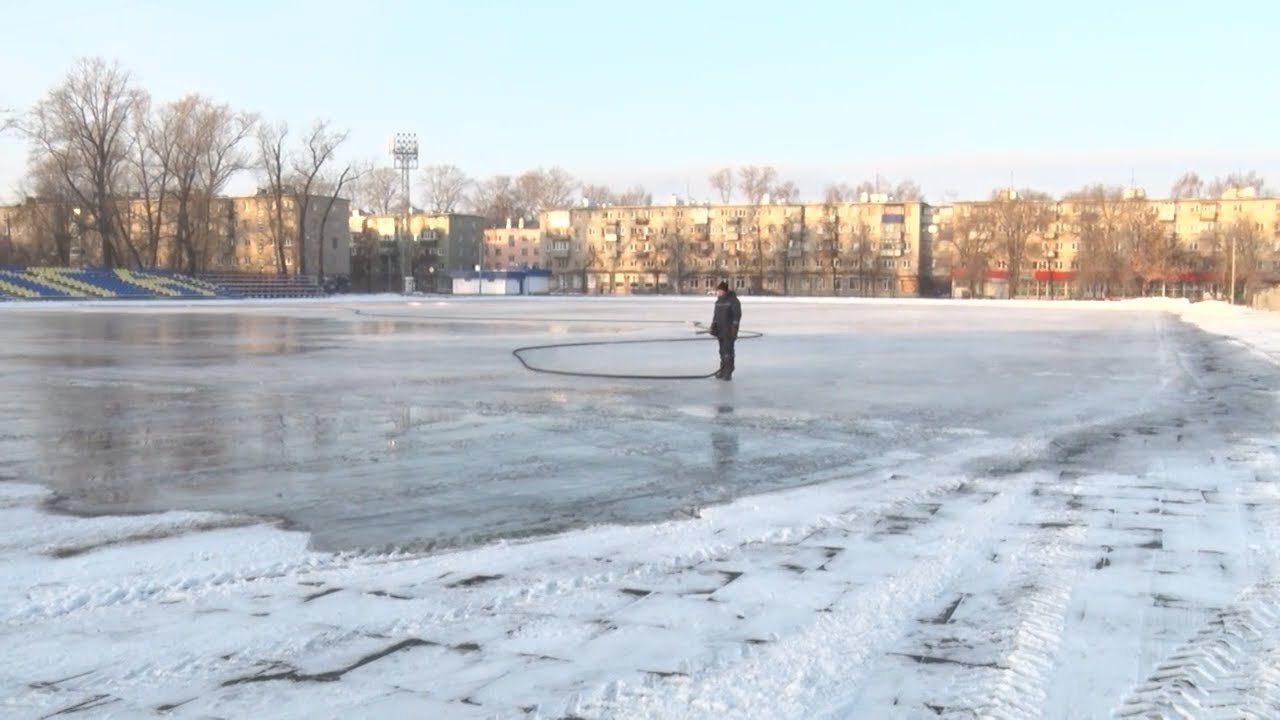 Заливка катков, подготовка города к Новому году и благодарность МЧС от ...