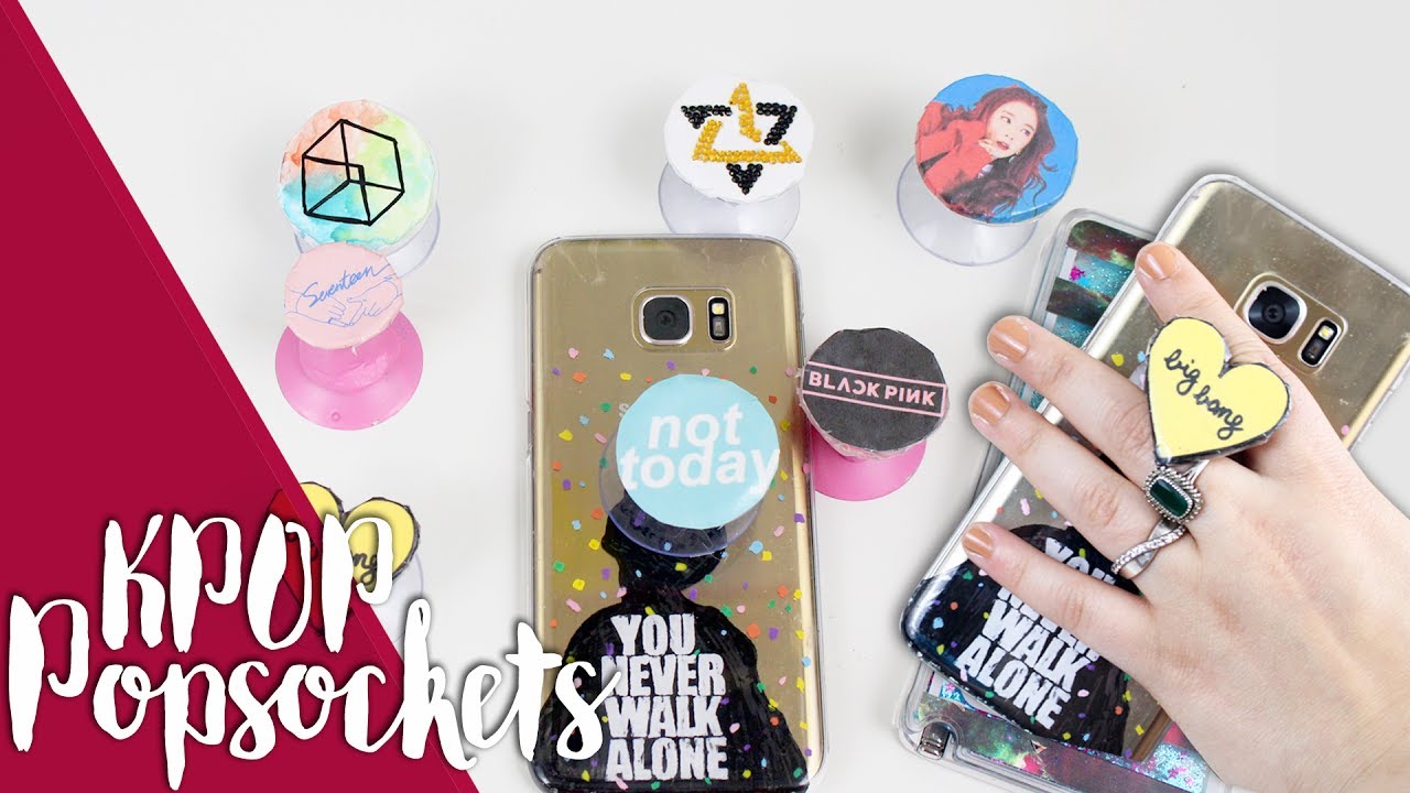 DIY KPOP: MAKE YOUR OWN POPSOCKETS! K-freakEnglish RV 