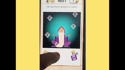 #Tricky #puzzle #brain test #week5 level "He has more ghosts to catch"