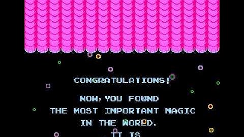 Bubble Bobble (NES) Ending