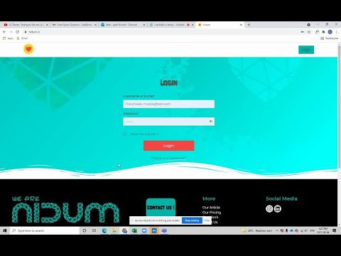 Login - Franchise - Tutorial