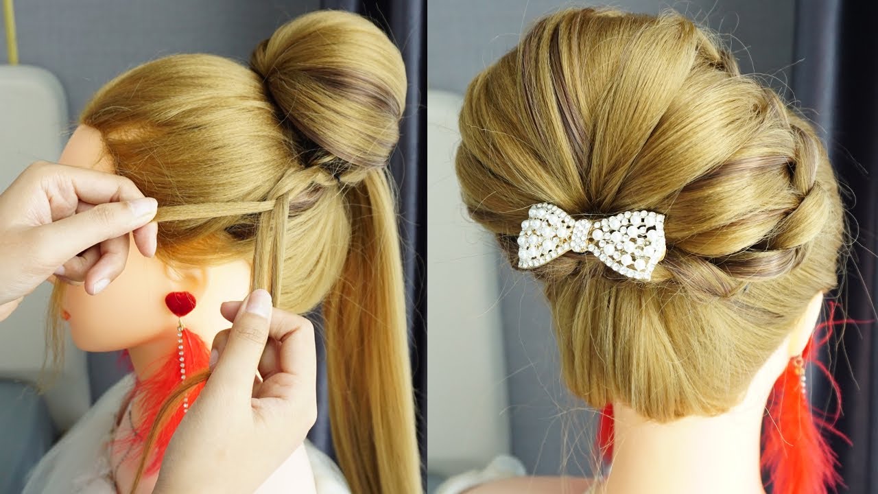 Beautiful Easy Bun Hairstyles Step By Step Romantic Bun