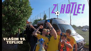 Z KOTLE! Kabáti fandili v kotli Teplic ve Vlašimi! (Baráž Vlašim - Teplice)