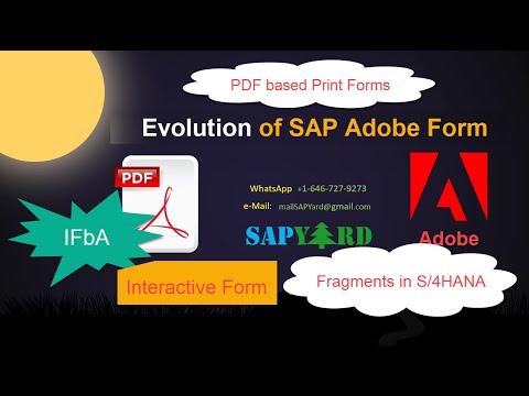 Evolution of SAP Adobe Form from IFbA to SAP Cloud Platform