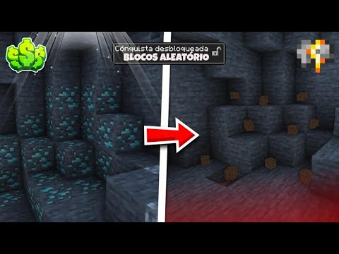MINECRAFT mas os BLOCOS são ALEATÓRIOS