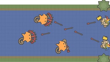 MooMoo.io - RiVer Trolling! | Bat and Bowspam! |