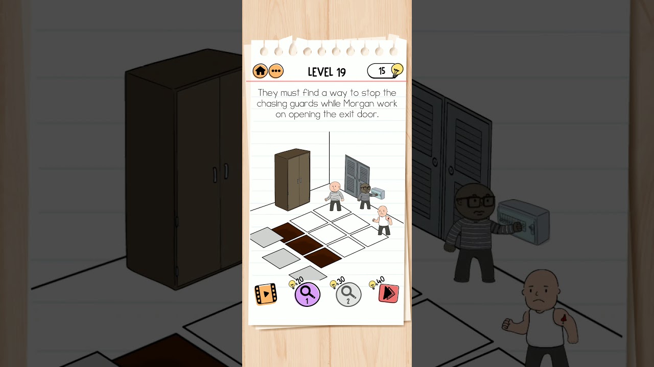 Daze Puzzle Blog - Brain Test 2 Prison Escape Level 19 Answer, via Daze  Puzzle