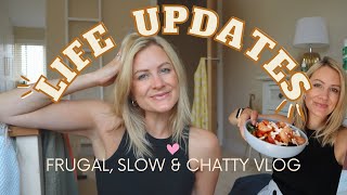 FRUGAL LIFE CATCH UP VLOG: SLOW LIVING, INTERMITTENT FASTING, CHATTY AT HOME UPDATES, GARDEN &amp; BOOKS
