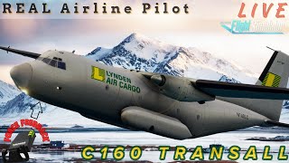 C-160 Transall | Critical Cargo DROP | Dutch Harbor-Cold Bay | REAL Airline Pilot | #msfs2020 #c160