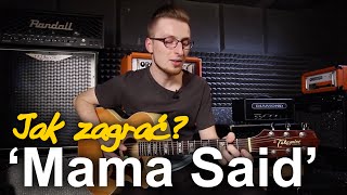 Jak zagrać na gitarze: "MAMA SAID" - METALLICA | Zagrywka #51