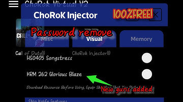 Chorok injector 1.6.50 (V1.5R) password remove 100%free #chorok #modmenu #cheat