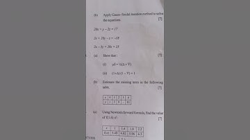 Computer Based Numerical And Statistical Techniques || Question Paper || BCA 3rd Semester