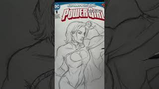 Power girl #sketch #drawing #art #dccomics #dc #powergirl #comics #original #pencildrawing