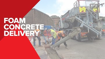 Foam Concrete Delivery to Willshees Waste & Recycling Burton upon Trent - Tippers Precision Concrete