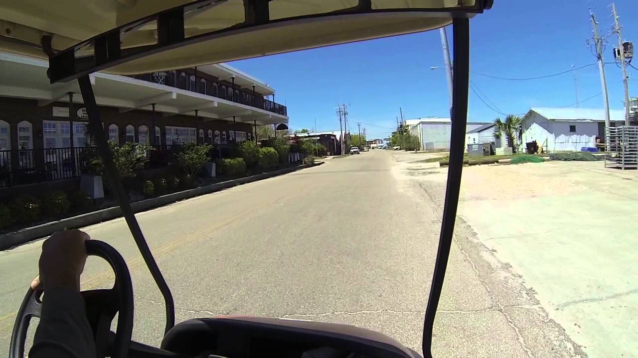 Rocco takes Apalachicola in a Golf cart YouTube