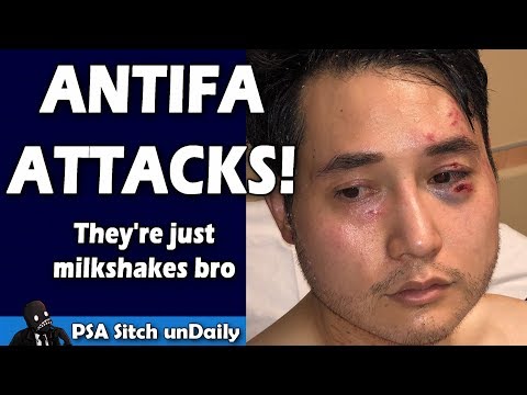Antifa Attacks Journalist Andy Ngo (so much for it's just milkshakes)