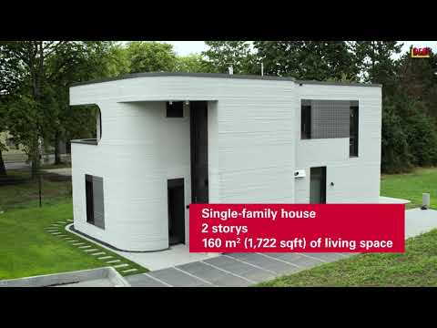 Germany's first printed home: From start til completion