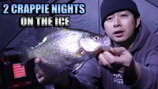 Ice Camping for 2 Nights on the Ice | I Ran Out of Propane!