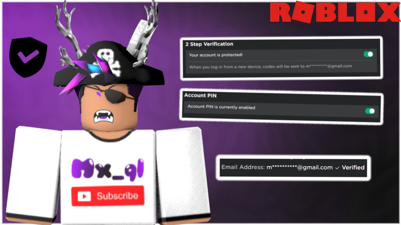 How to Secure your Account on Roblox - YouTube