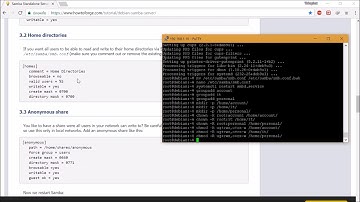 Install Samba on Debian 9