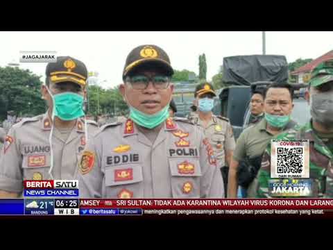 Polres Lampung Selatan Semprotkan Disinfektan