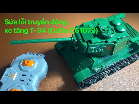 Sửa lỗi truyền động xe tăng T-34 (CaDA C61072) 2023 Mới