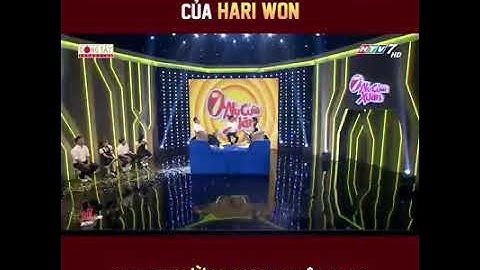 Những biểu cảm hài hước của Hari Won khi bị Trường Giang trêu ghẹo