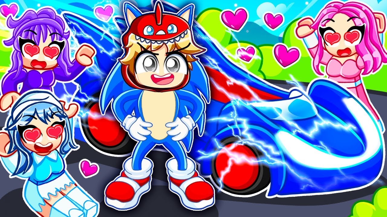 Rizzing Girls With The New $50,000,000 SONIC Car In Roblox Driving Empire!