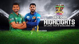 Bangladesh vs Sri Lanka Highlights || 3rd ODI || Sri Lanka tour of Bangladesh 2024 image