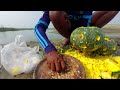 Really Amazing Fishing Video With Pumpkin In Village Pond Small Fish Catching Technique #fishing
