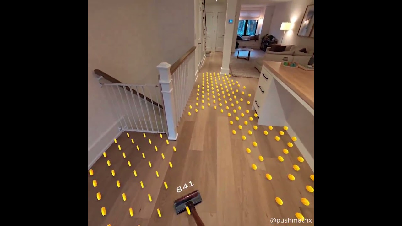 Apple Vision Pro | clean your house using Apple Vision Pro 