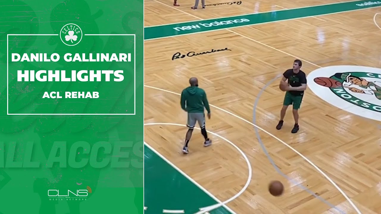 Celtics' Danilo Gallinari still hopeful to return from torn ACL in  playoffs, but has 'a long way' to go