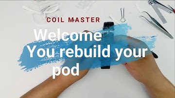 How to Rebuild Vaporesso XROS Mesh Coil with Coil Master RBK | Rewick Tutorial