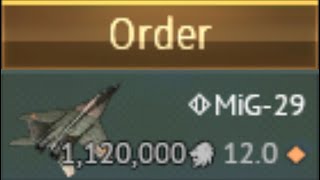 Mig-29 Painless Stock Grind It Takes 88 Battles Total