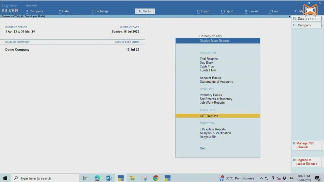 RECYCLE BIN IN TALLY PRIME / TALLY ERP9 YouTube