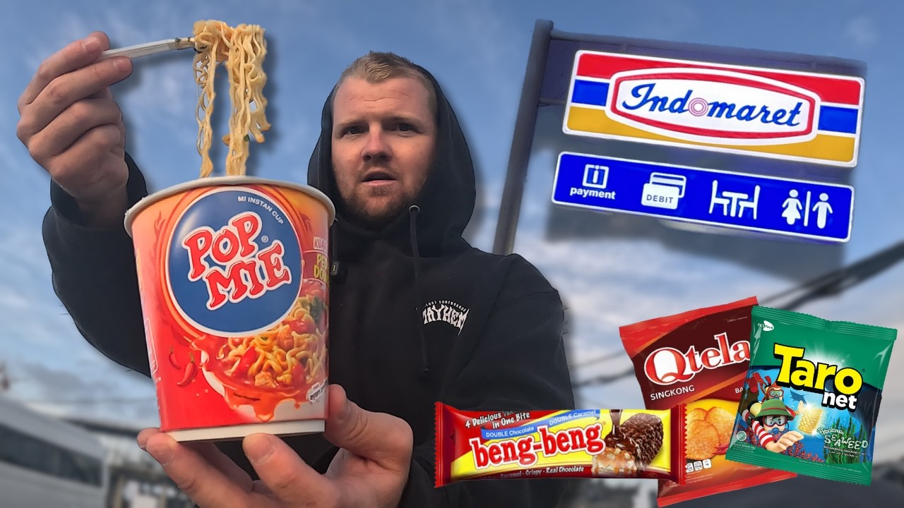 Trying SNACKS From Indonesian Convenience Store
