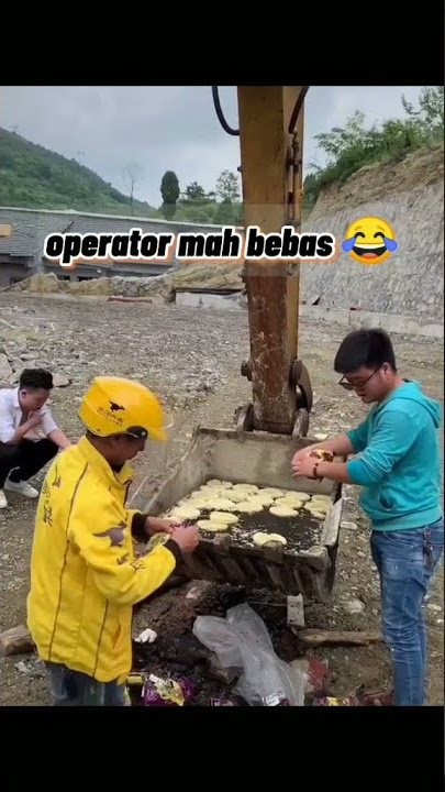 Memasak Mie Dengan Excavator !!! Apa Yang Terjadi Ya #shorts #funny #excavator #kuliner