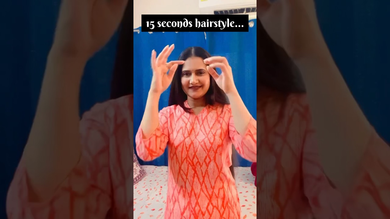 "Transform your look in just 15 seconds with these easy hairstyles! 