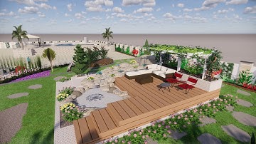 landscape Design in Enscape 3D Animation