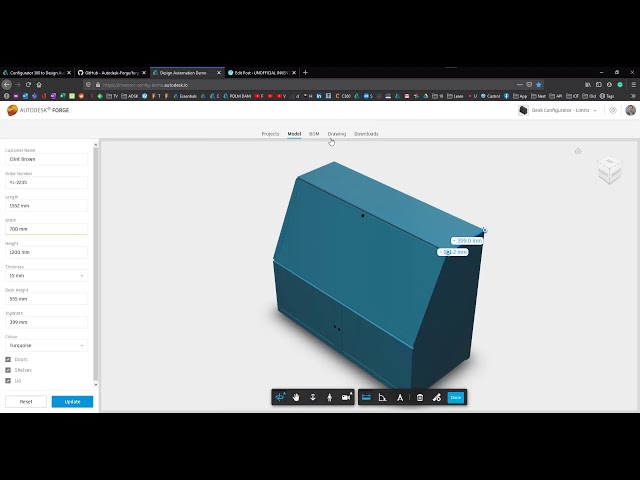 Forge Design Automation Demo for Inventor