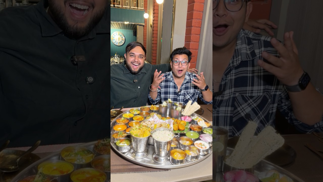 India’s Biggest Bahubali Thali 😱😱 #shorts #challange