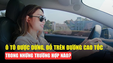 Ô Tô Được Dừng, Đỗ Trên Đường Cao Tốc Trong Những Trường Hợp Nào? #nghidinh168 #kienthuc #tintuc