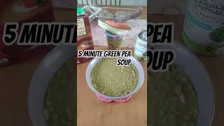 Quick and easy and delicious pea soup