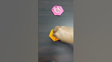 EASY ORIGAMI HEXAGONAL SPINNER/FIDGET SPINNER/ PAPER TOY #subscribe #easyorigami #diy