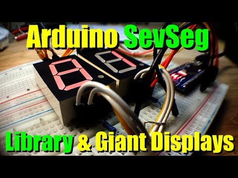 Arduino 7 Segment Display Library