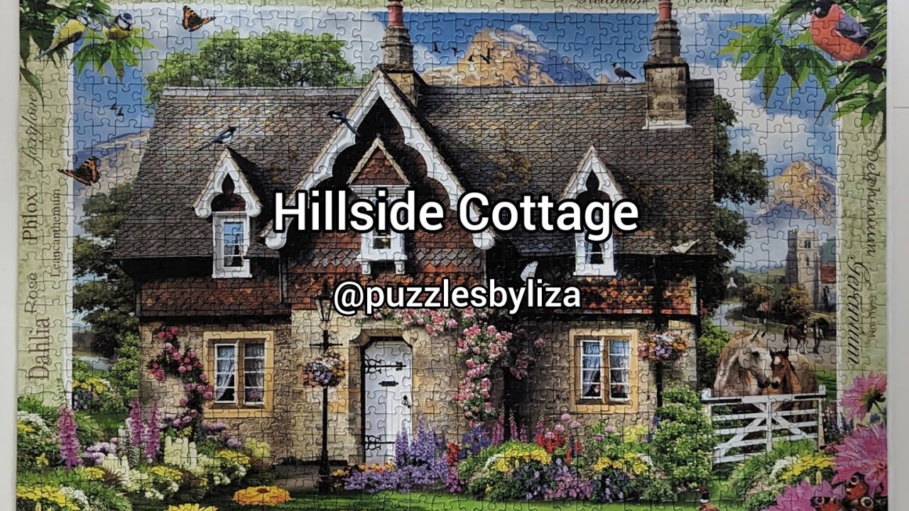 Ravensburger Hillside Cottage 1000-Piece Puzzle - Country Cottage Collection No. 15
