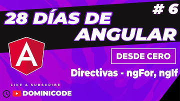 ¿Qué es una directiva?  ngIf, ngFor - 28 Días aprendiendo Angular #6